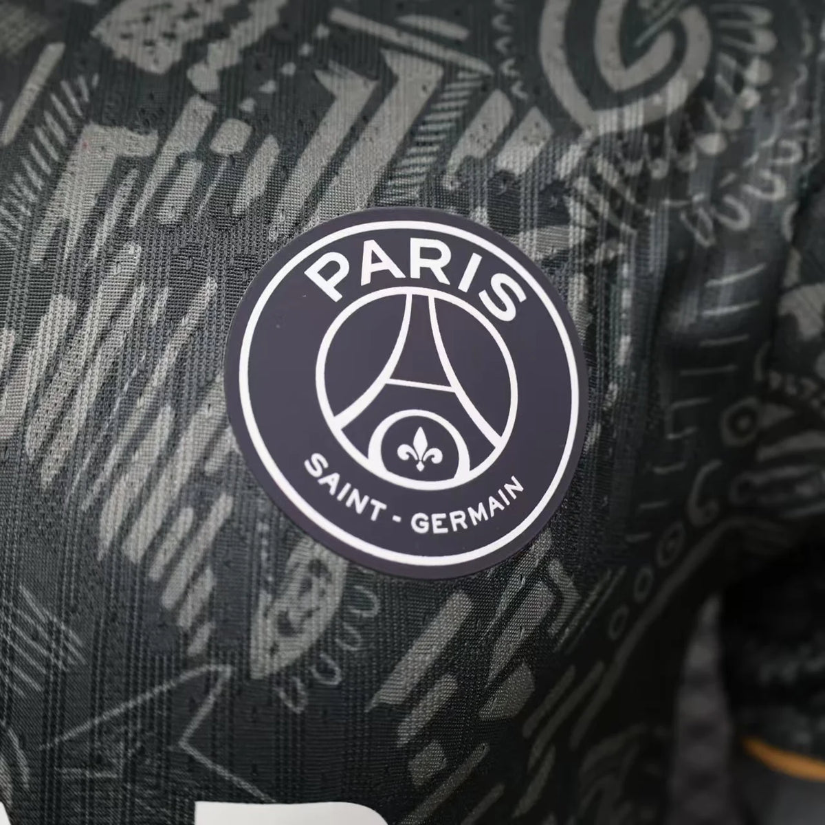 2026-27 París Negro con Patrón Tribal Jugador Especial S-3XL