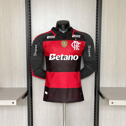 2026-27 Flamengo Home All Sponsors long-Sleeved Player S-3XL