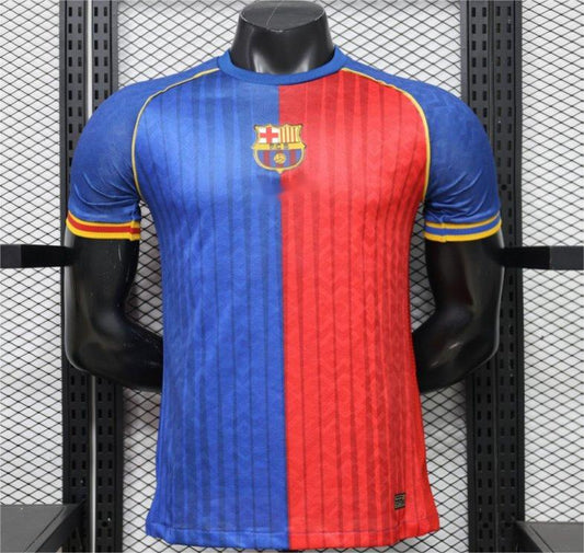2026-27 Barcelona Royal Blue Garnet Red Vertical Stripes Special Edition Player S-3XL