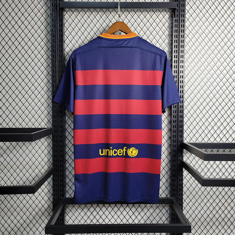 2015-16 Barcelona Home Retro S-XXL