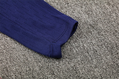 2025-26 Barcelona Royal Blue training suit Adults Or Children