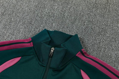 2026-27 Real Madrid Dark Green Full Zipper Jacket Tracksuit S-2XL