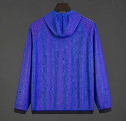 2026-27 Chelsea Lightweight Breathable Mesh Blue Windbreaker S-2XL