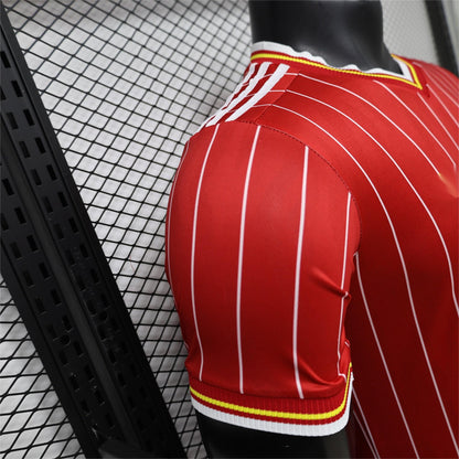2026-27 Liverpool Home Red With White Pinstripe Player S-3XL