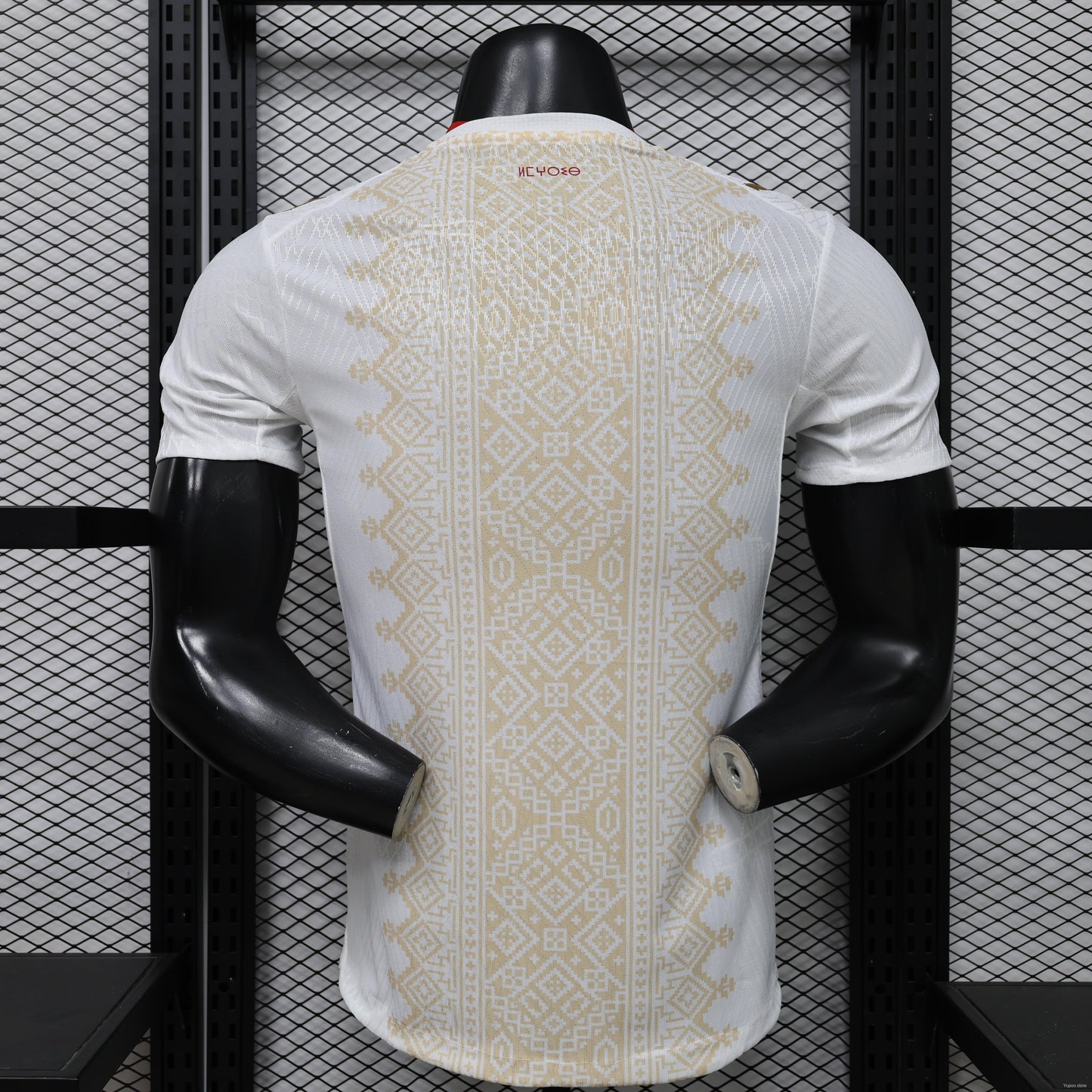 26/27 Morocco  White & Gold Amazigh Pattern Jersey S-2XL