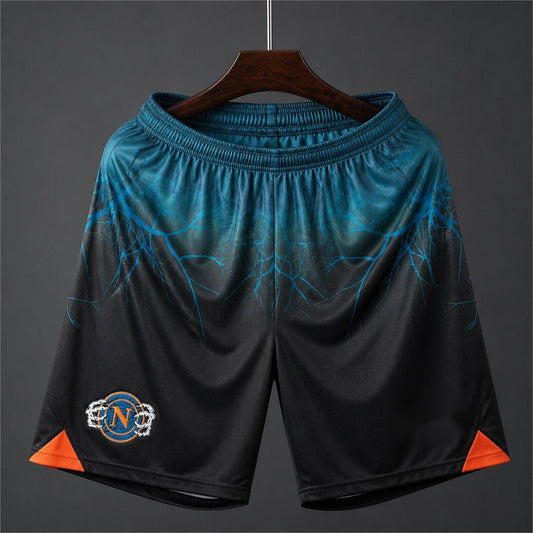 2026-27 Napoli Black Teal Lightning Special Shorts S-2XL