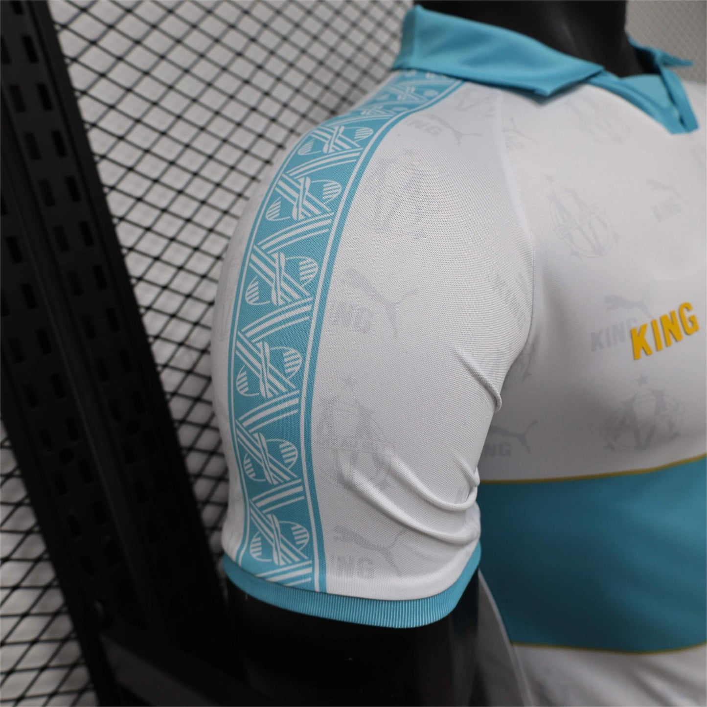 2026-27 Marseille White with Sky Blue Special Player S-2XL