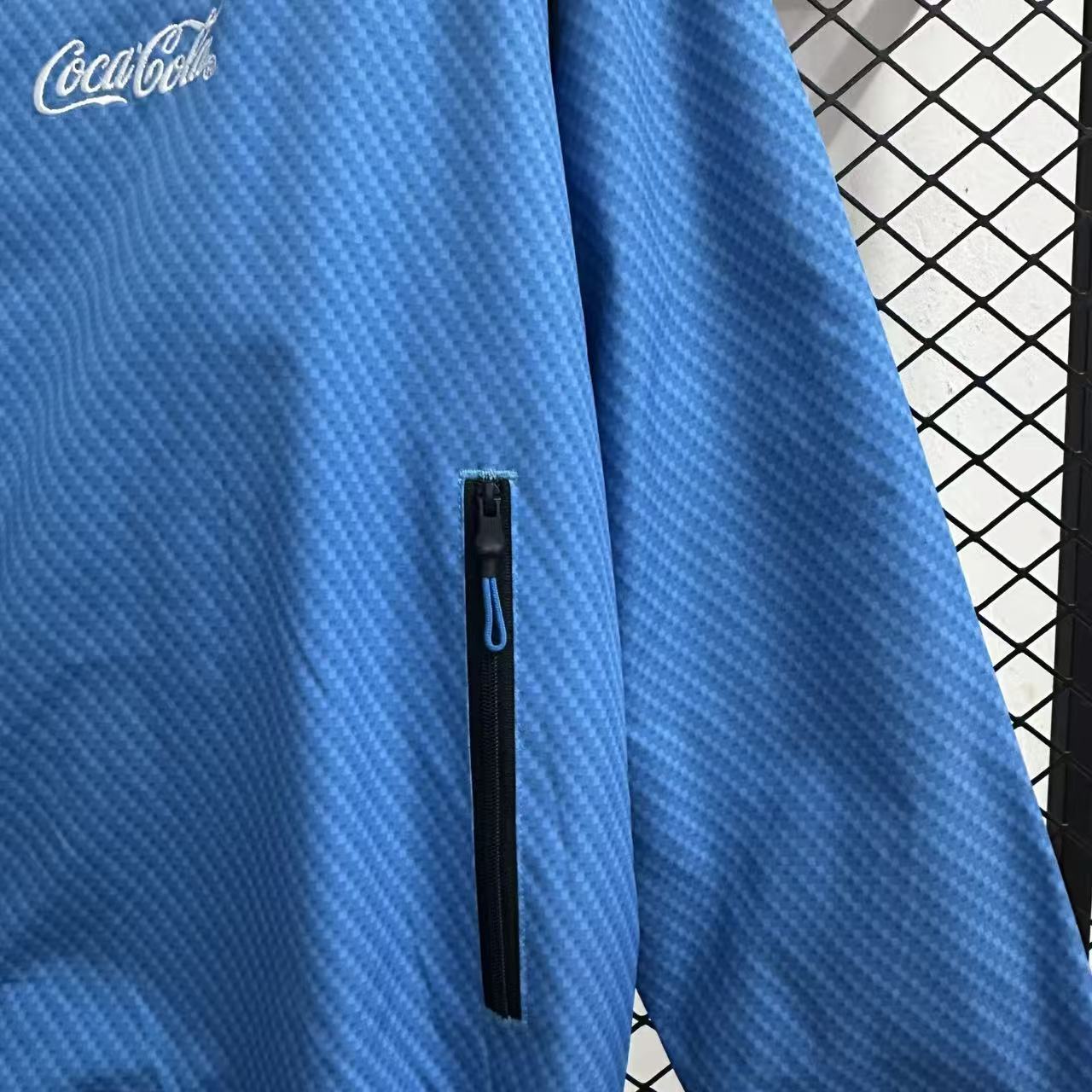 2025-26 Napoli Windbreaker Blue S-2XL