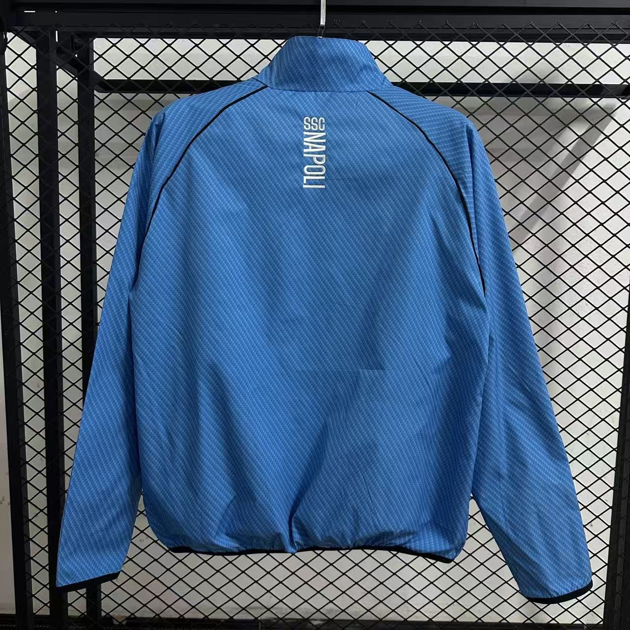 2025-26 Napoli Windbreaker Blue S-2XL