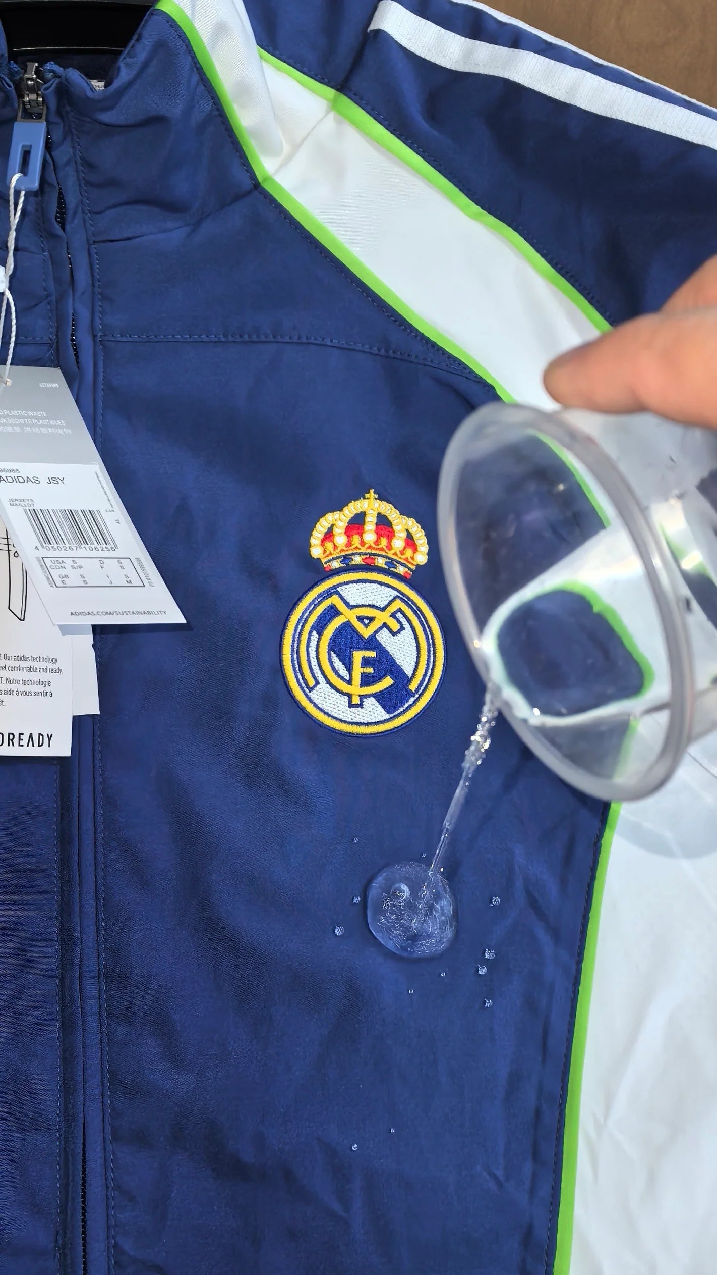 Cortavientos Real Madrid azul claro 2026-27 S-2XL