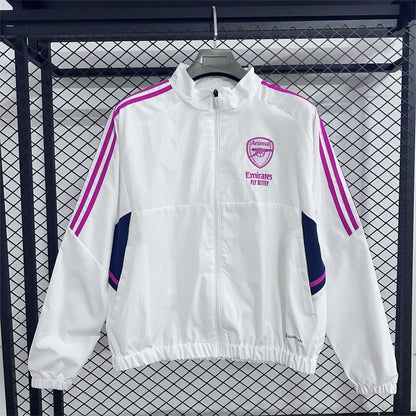 2025-26 Arsenal Retro Casual Waterproof Windbreaker S-2XL