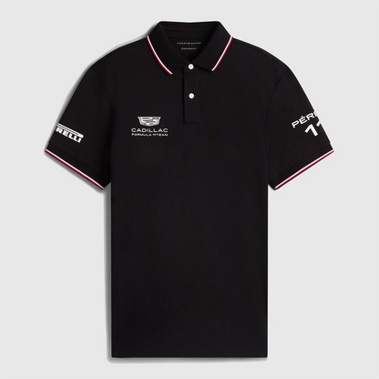 2026 F1 Cadillac Polo Black Racing Suit S-5XL