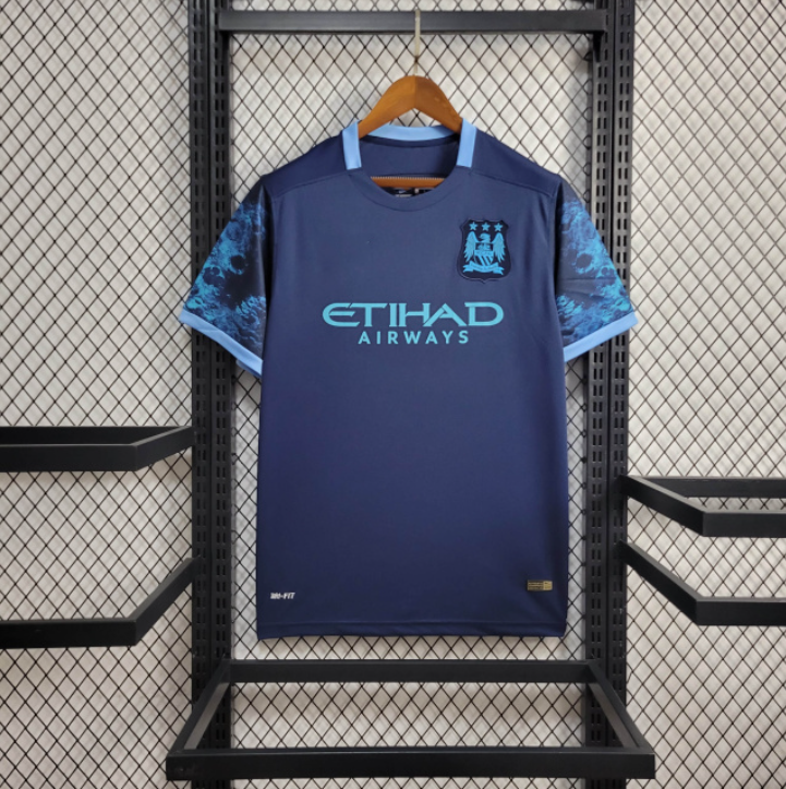 2015-16 Manchester City Auswärtstrikot Retro S-2XL