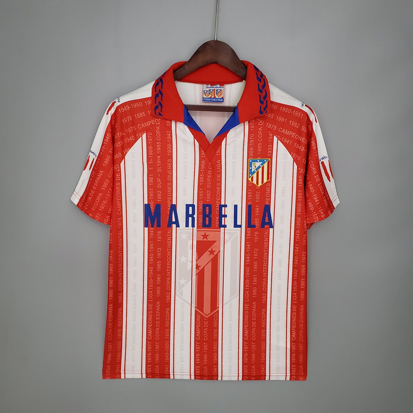 1995-96 Atletico Madrid Home Retro S-XXL