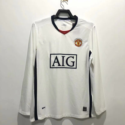 2008-09 Manchester United Away League Edition Long Sleeve S-2XL