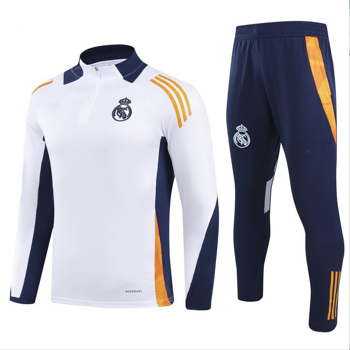 2024-25 Real Madrid Whire Special Edition Training Suit Kids Size 10-18