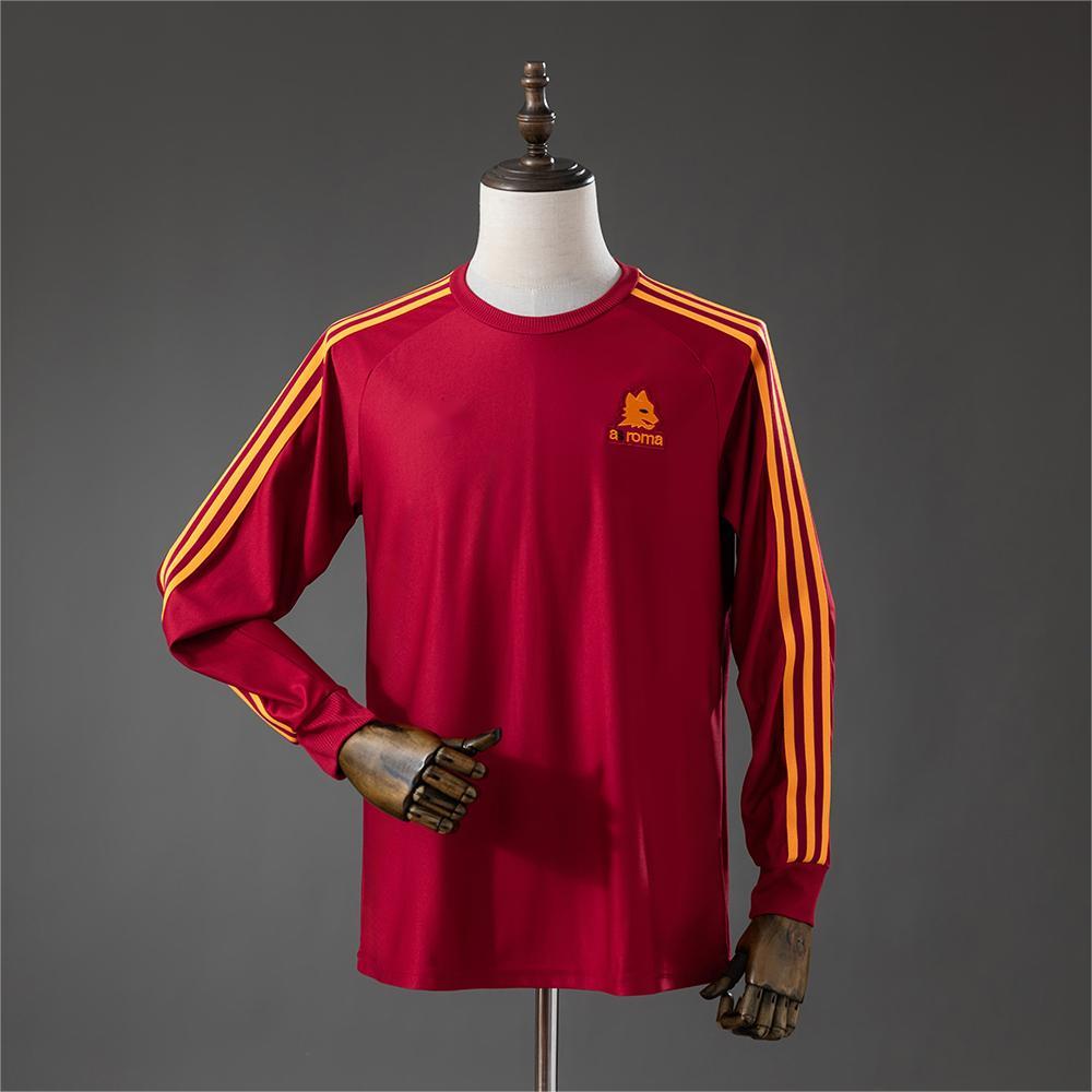 2026-27 Roma Terrace Icons T-Shirt Red Long Sleeve S-2XL