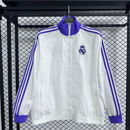 2025-26 Real Madrid Retro Windbreaker S-2XL