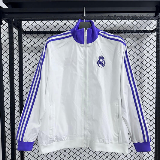 2025-26 Real Madrid Retro Windbreaker S-2XL
