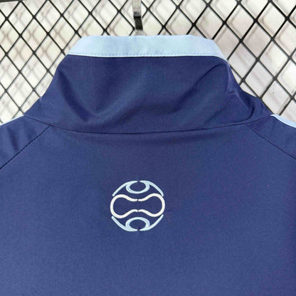 2026 Argentina Classic Navy and Blue Casual Windbreaker S-2XL