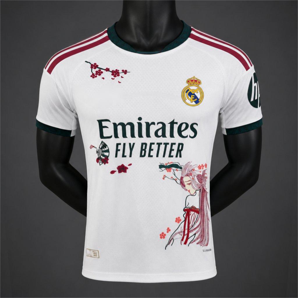 2026-27 Real Madrid Home Floral Special Player S-2XL