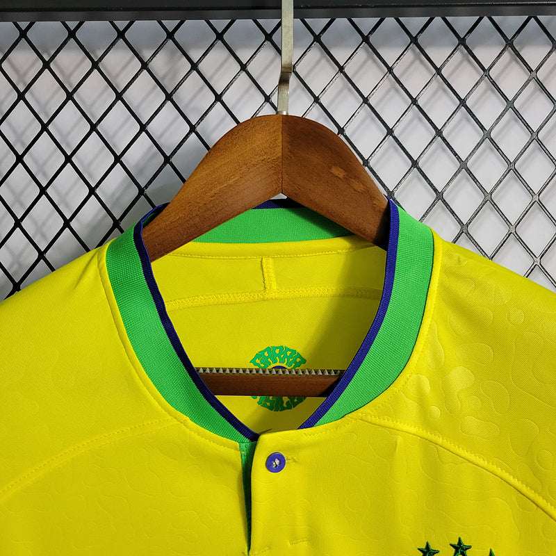 2022-23 Brazil Home National Team World Cup Size S-2XL