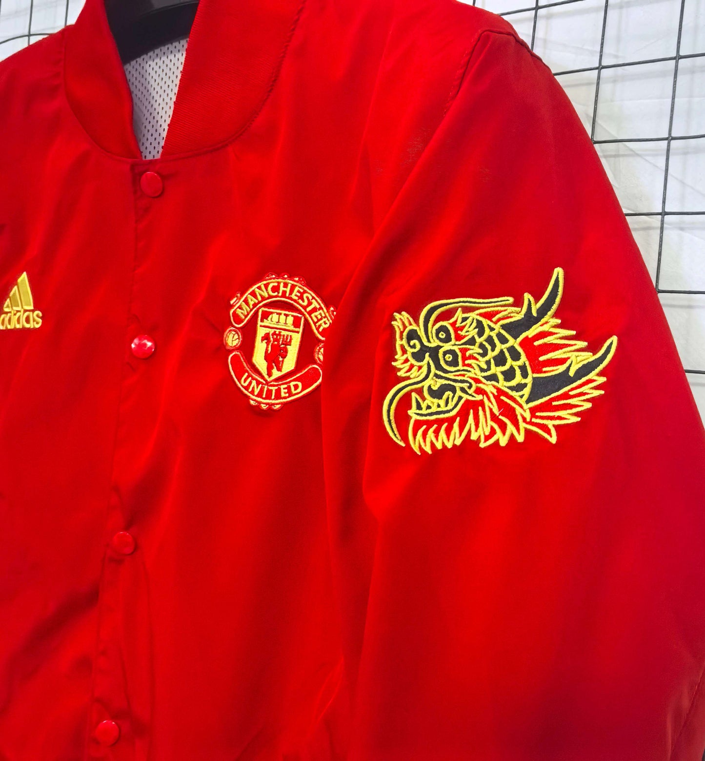 2025-26 Manchester United Red Waterproof Windbreaker S-XXL