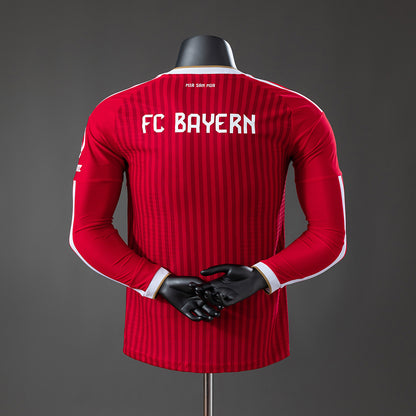 2026-27 Bayern Munich Home Long Sleeved Player S-3XL
