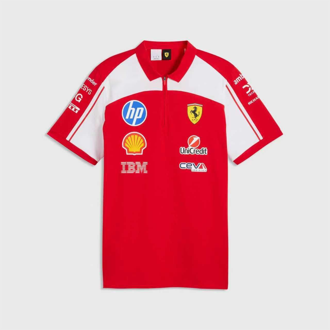 2026 F1 Ferrari Polo Racing Suit S-5XL