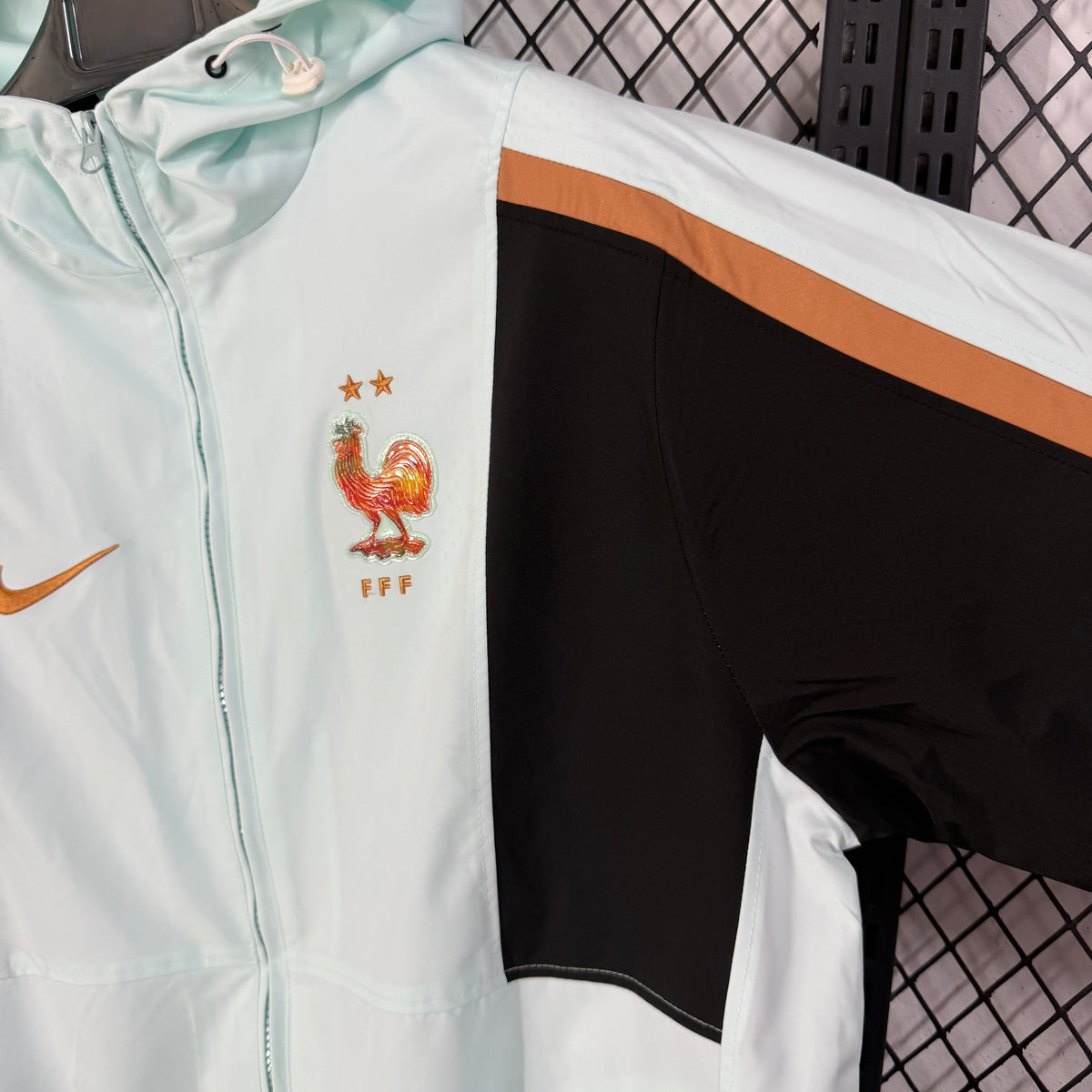 2026 France Light Green World Cup Casual Training Windbreaker  S-2XL