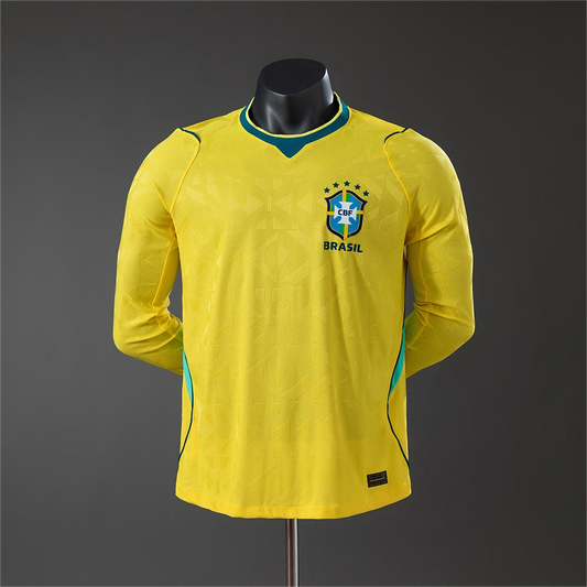 2026 Brazil World Cup Home Long Sleeve Player S-4XL