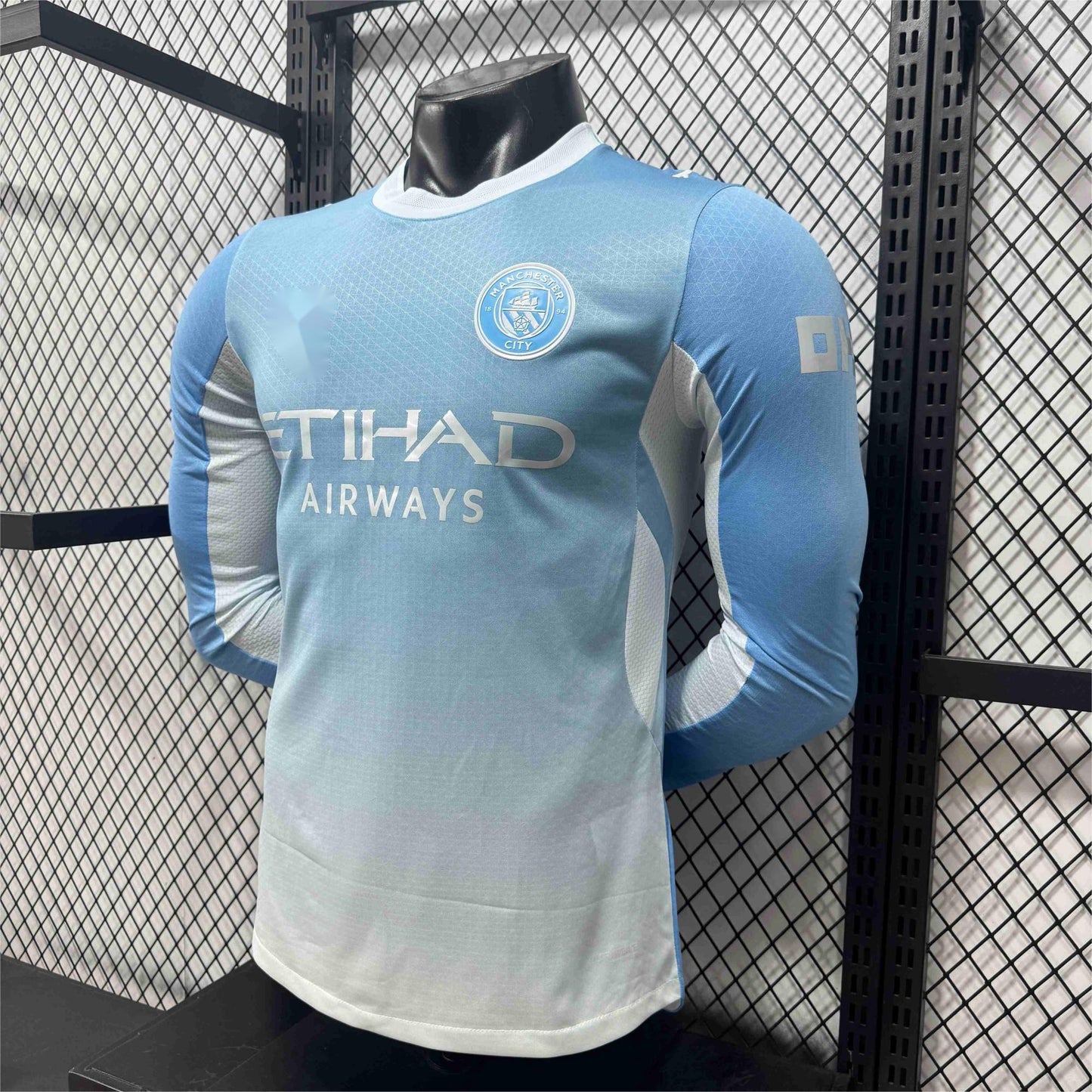 2026-27 Manchester City Home Long Sleeve Player S-3Xl