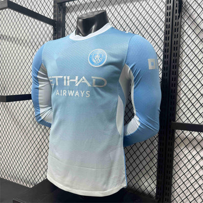 2026-27 Manchester City Home Long Sleeve Player S-3Xl