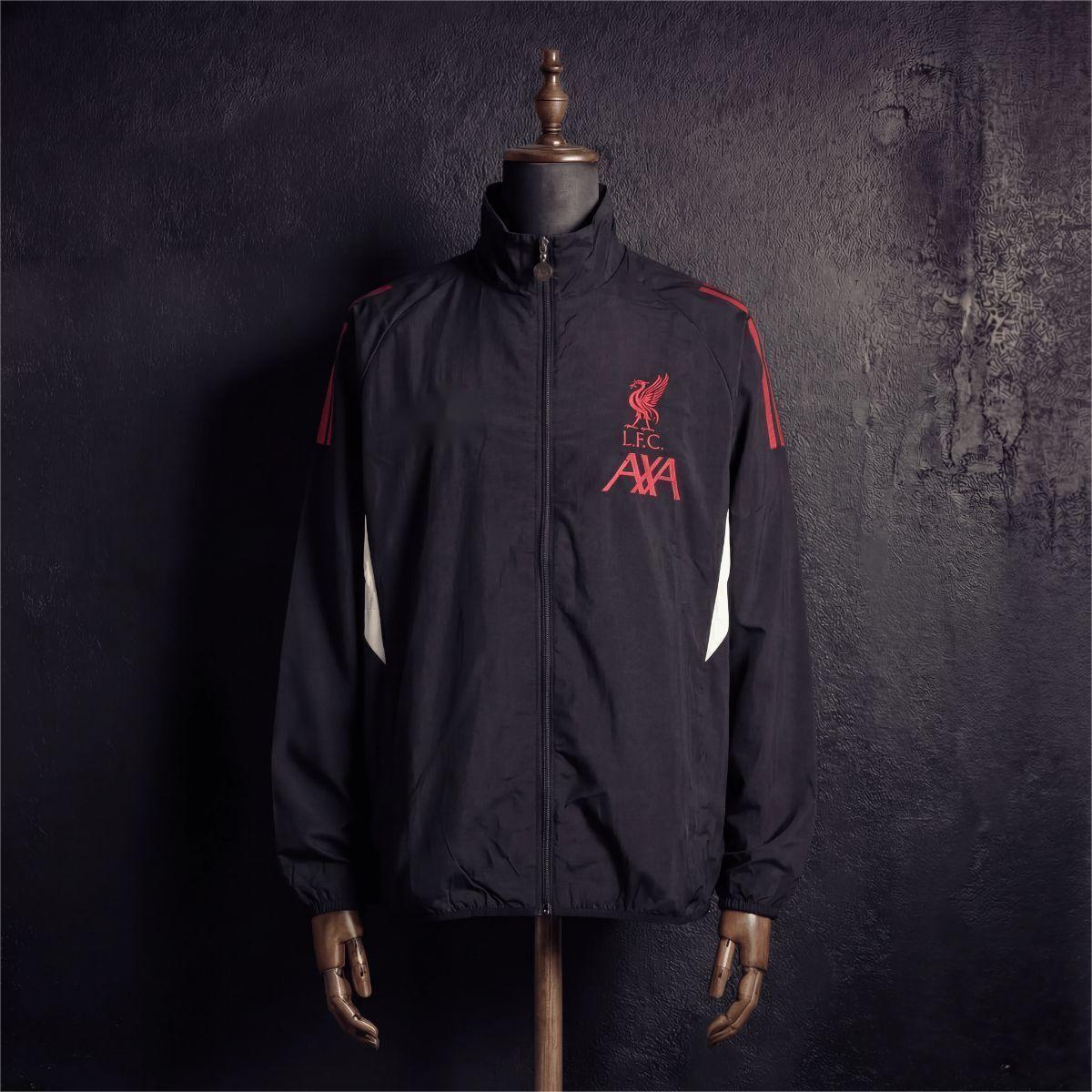 2026-27 Liverpool Black Jacket Windbreaker S-2XL