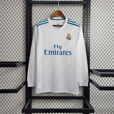 2017-18 Real Madrid Home Vintage Long sleeved Shirt