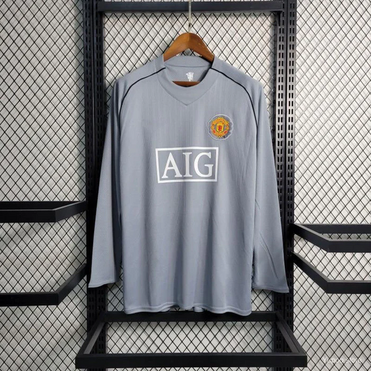 2007-08 Manchester United home jersey RETRO long sleeved