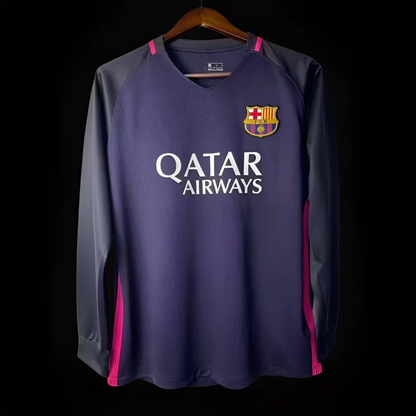 2016-2017 Barcelona Long Sleeved Away RETRO S-2XL