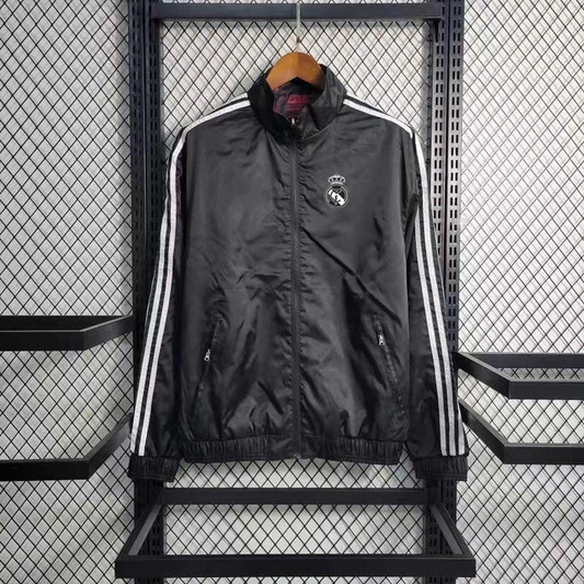 Windproof jacket Real Madrid Black 2023 2024