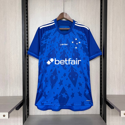 2024-25 Cruzeiro Home alle Sponsoren S-XXXXL