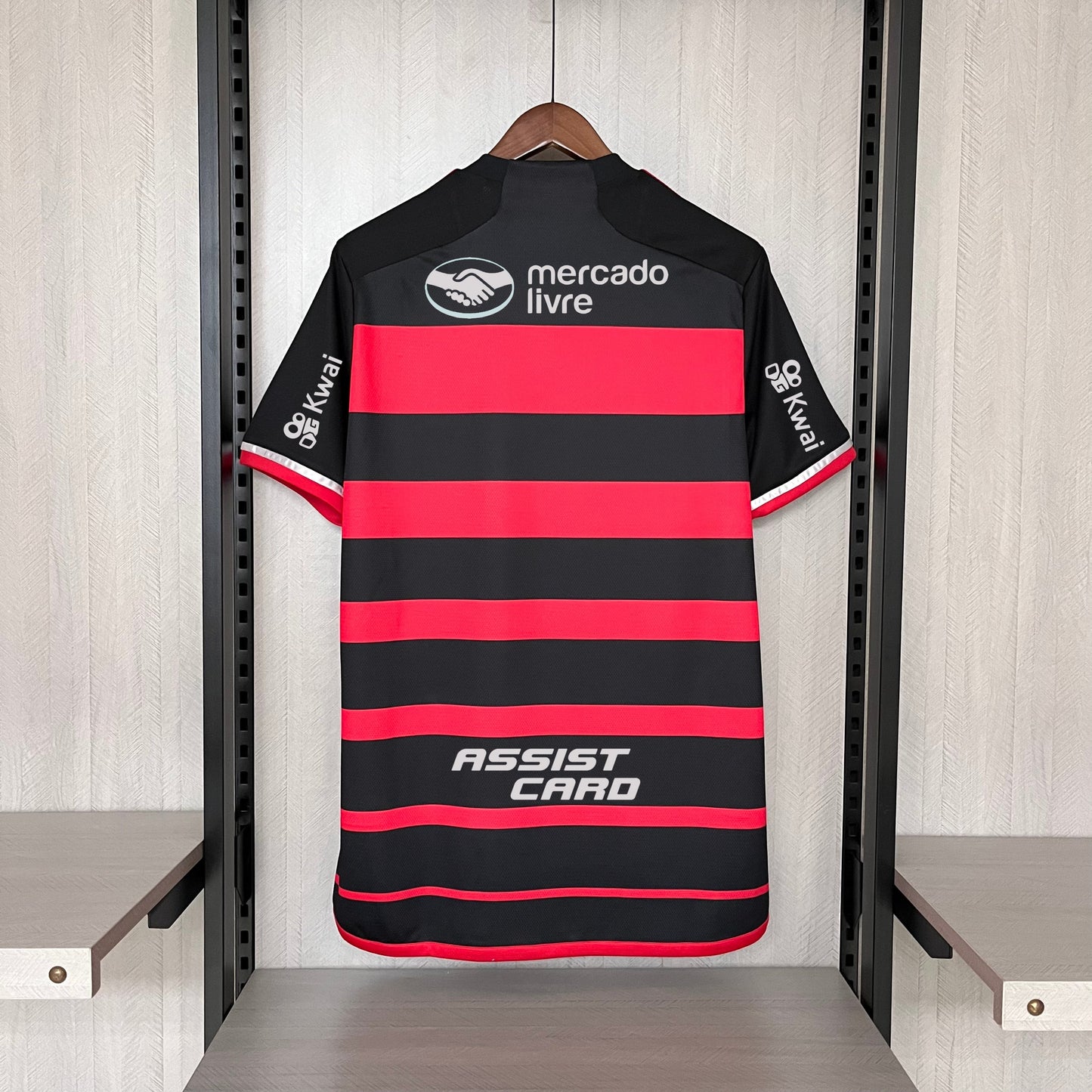 2024-25 Flamengo Heimtrikot aller Sponsoren S-XXXXL