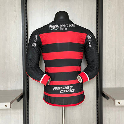 2024-25 Flamengo Home Player Edition Long Sleeve S-XXL