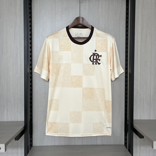 2024-25 Flamengo Aufwärm-Kleidung Beige S-XXXXL