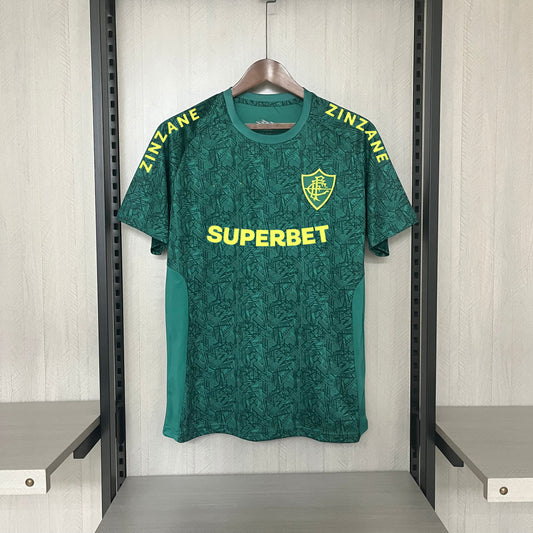 2024-25 Fluminense Trainings-Set, grün, SUPERBET, neuer Sponsor, S-XXXXL