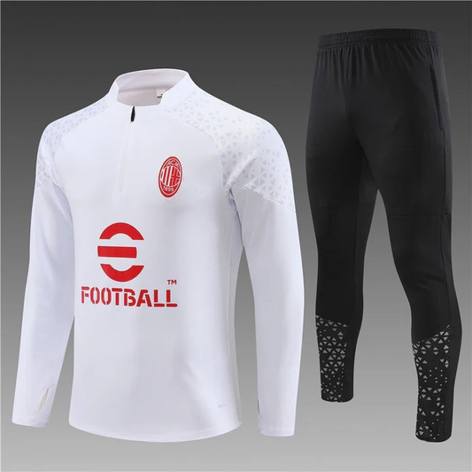 AC MILAN BLANC Training Suit Kit 2023 2024