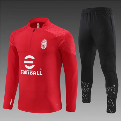 AC MILAN RED Training Suit Kit 2023 2024