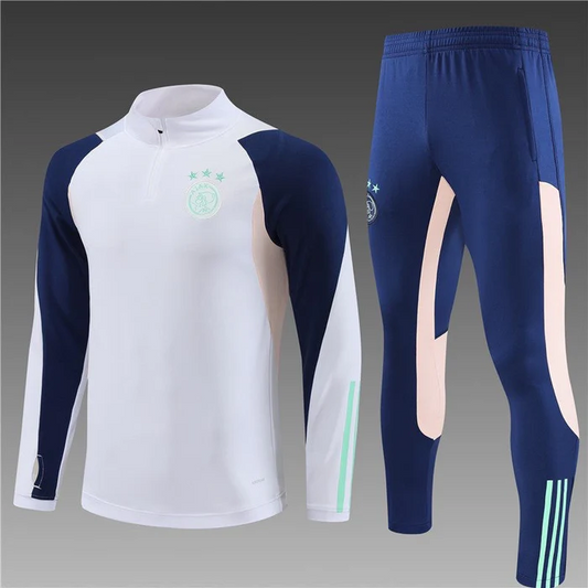 Tenue d'Entraînement AJAX BLANC-BLEU 2023 2024