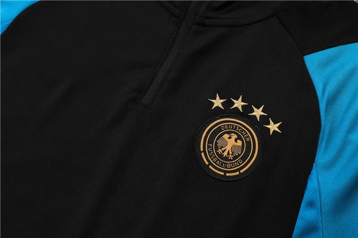 Tenue d'Entraînement ALLEMAGNE NOIR-BLEU 2023 2024