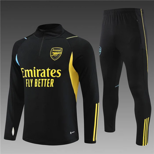 Tenue d'Entraînement ARSENAL NOIR 2023 2024