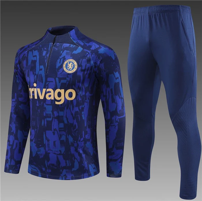 CHELSEA DARK BLUE Training Suit Kit 2023 2024