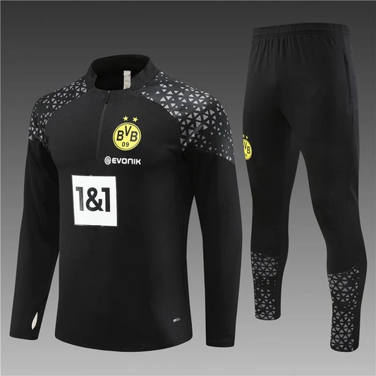 DORTMUND NOIR Training Suit Kit 2023 2024